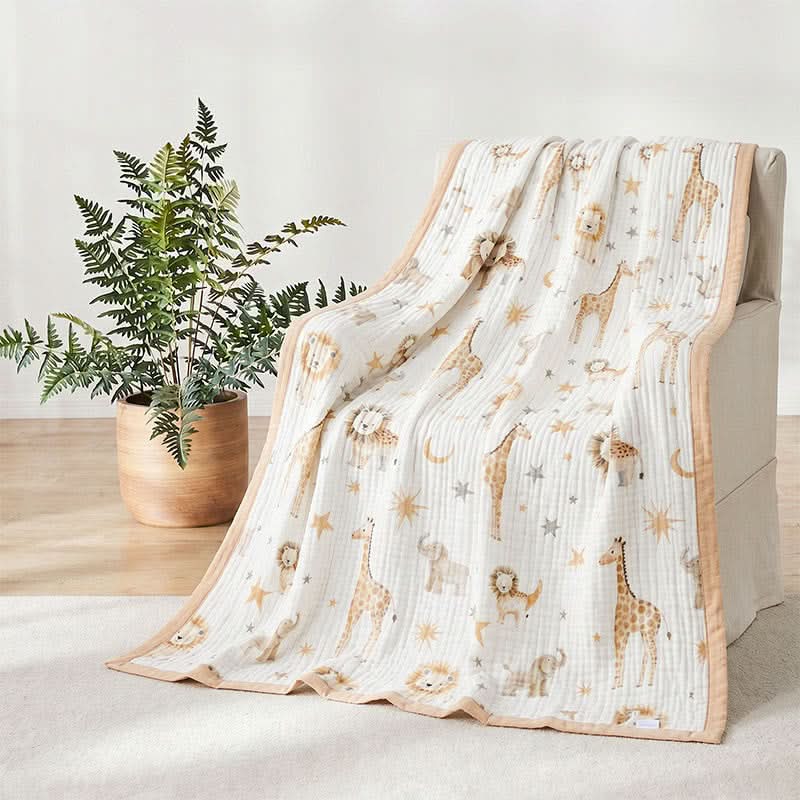 WILDNEST – Animal Kingdom Blanket for Cozy Comfort