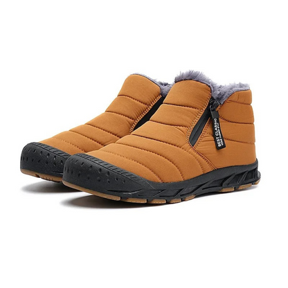 Men's & Women's Insulated Waterproof Winter Boots with Side Zipper for Snow & Ice | Fleece-Lined Slip-Resistant Shoes for Hiking, Walking