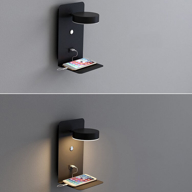 LED Wall Sconce 13 in Iron Acrylic Fixture Bedroom Bedside Hardwired Ambient Lighting Reading Task Lamp Hallway 12W 1200 Lumen Contemporary
