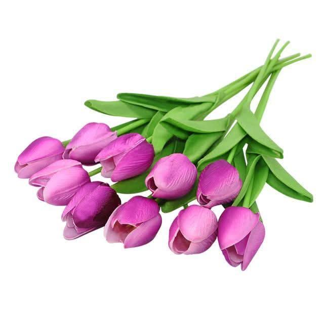 TULIPLUME – Faux Floral Arrangement for Graceful Table Décor