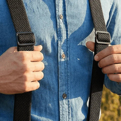 Adjustable Suspenders for Men – Classic Y-Back & X-Back Elastic with Metal Clips for Everyday Wear & Formal Events