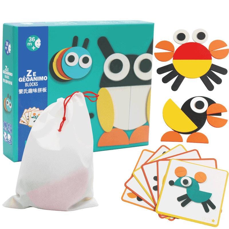 Chunky Animal Shape Sorter Puzzle for Toddlers – 3D Wooden Learning Toy for Early Development, Fine Motor Skills & Hand-Eye Coordination