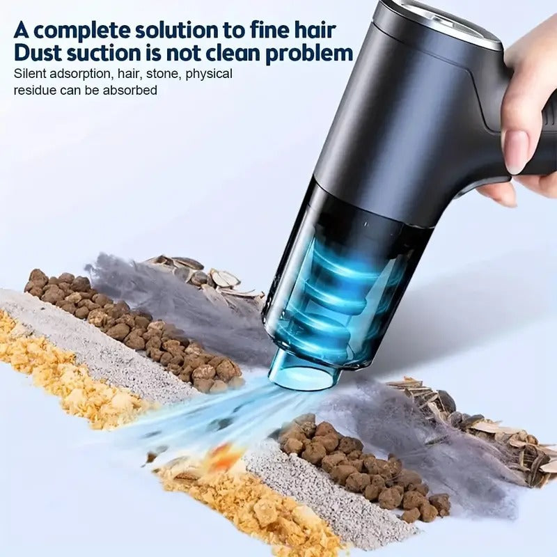 Powerful Cordless Handheld Car Vacuum Cleaner with 5000 PA Suction | Compact Design for Deep Cleaning