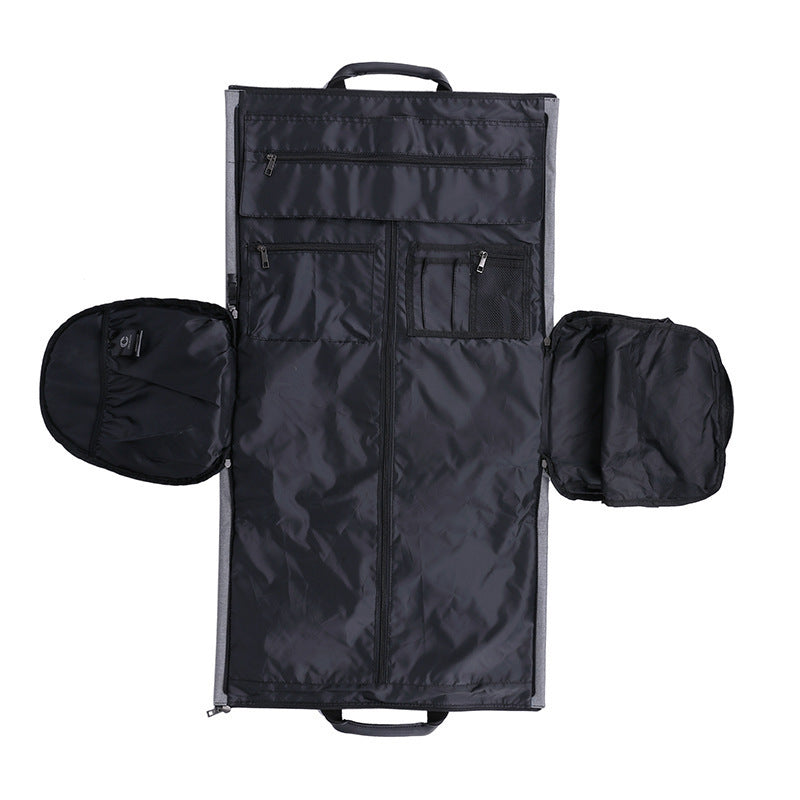 Convertible Garment Duffel Bag with Shoe Compartment for Business Travel, Weddings, Weekend Trips, Wrinkle-Free Suit Storage, Hanging Clothe