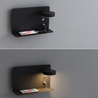 LED Wall Sconce 13 in Iron Acrylic Fixture Bedroom Bedside Hardwired Ambient Lighting Reading Task Lamp Hallway 12W 1200 Lumen Contemporary