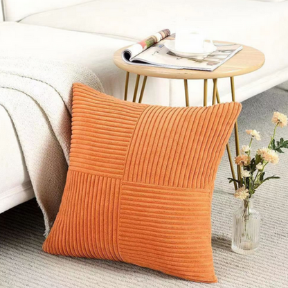 Raven Sofa Cushion Covers - Soft Corduroy, Rustic Charm