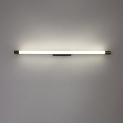LED Vanity Light Fixture Aluminum 59 in Black Gold Over Mirror Bathroom Bedroom Hallway Linear Bar Sconce Hardwired 120V-240V