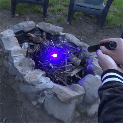 Outdoor Essentials | High-Intensity Laser Torch with Adjustable Focus | Tactical Flashlight for Survival and Exploration