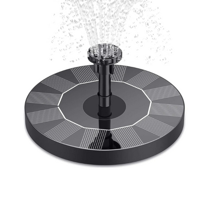 Solar-Powered Floating Fountain Pump with 6 Spray Nozzles for Bird Baths, Ponds & Garden Water Features
