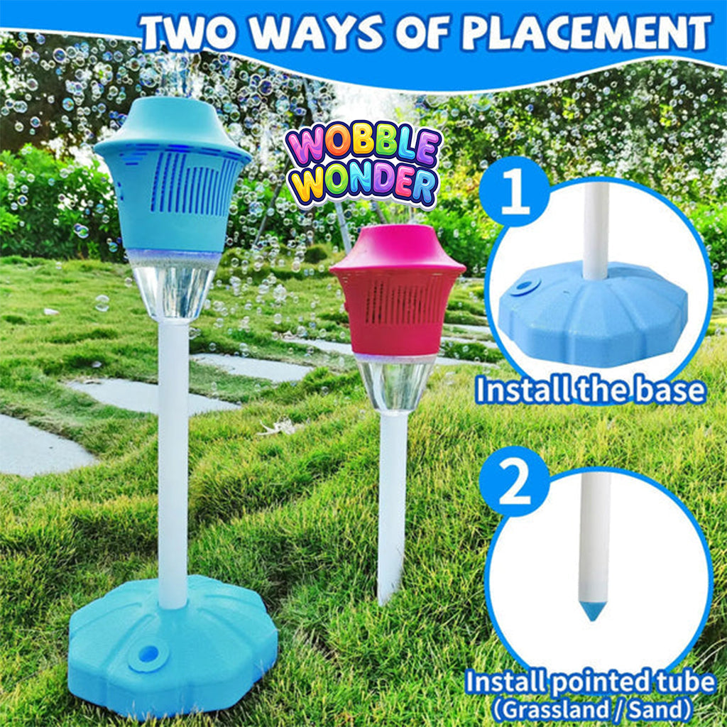 BubbleWobble™ - GlowBurst Bubble Fountain
