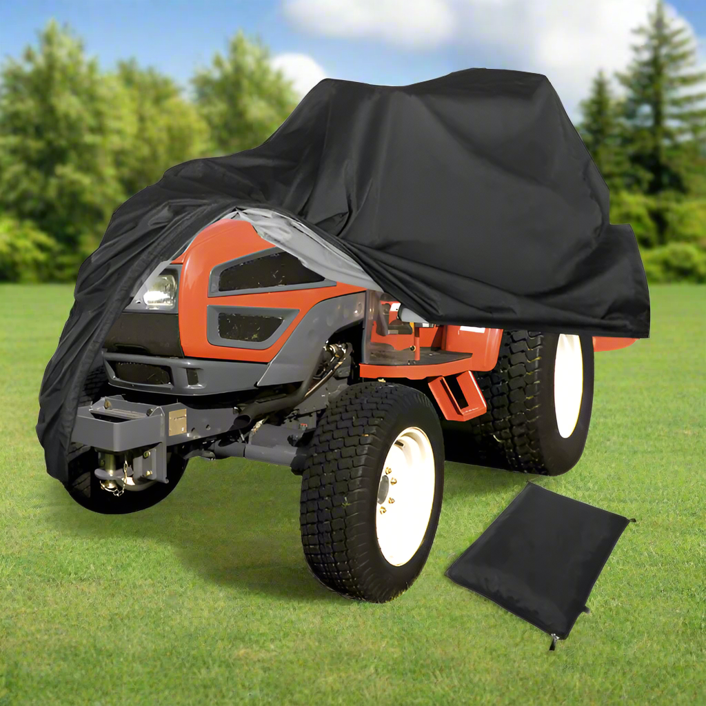 Lawn Mower Cover Waterproof, Heavy Duty Push Mower Cover with Storage Bag, All Weather Riding Mower Cover for Outdoor