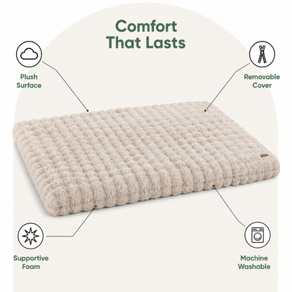 Ortekor Thick Polyurethane Foam & Removable Cover Dog Bed