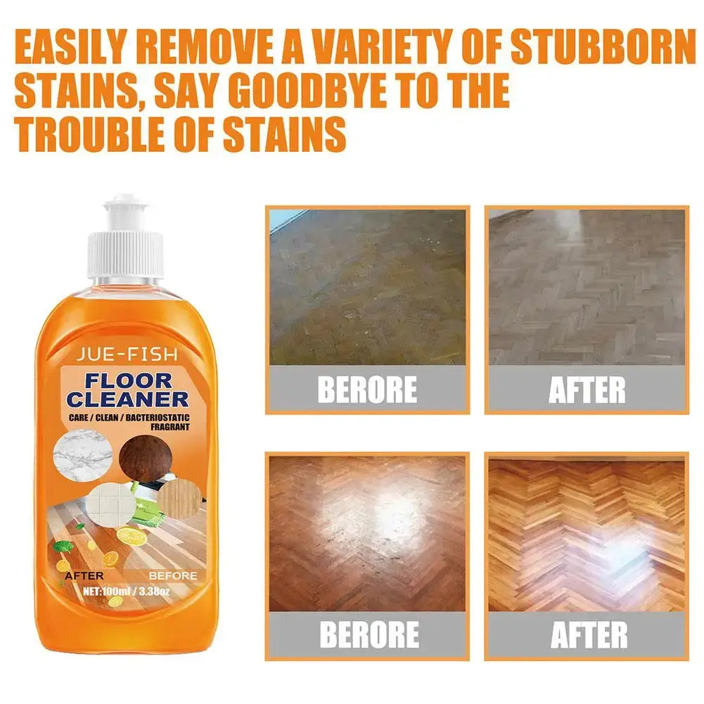 Citrus-Scented Multi-Surface Floor Cleaner Concentrate for Tile Hardwood Laminate Kitchen Bathroom 3.4 oz