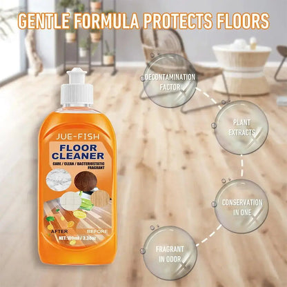 Citrus-Scented Multi-Surface Floor Cleaner Concentrate for Tile Hardwood Laminate Kitchen Bathroom 3.4 oz
