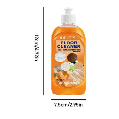 Citrus-Scented Multi-Surface Floor Cleaner Concentrate for Tile Hardwood Laminate Kitchen Bathroom 3.4 oz