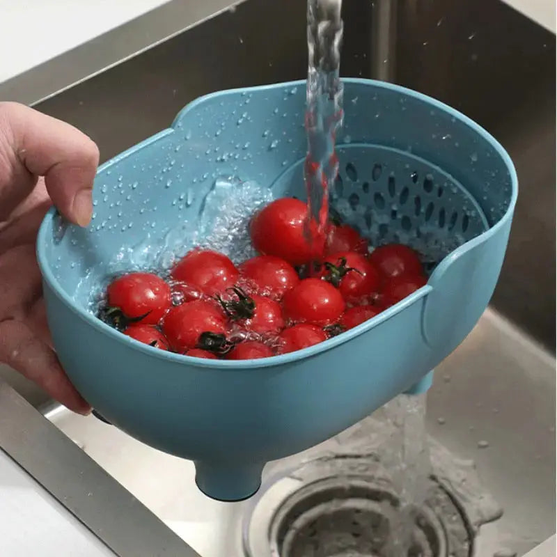 Elephant Sink Strainer Basket with Handle – Drain Protector Catcher for Kitchen Sink Food Scraps Vegetables Pasta – Utensil Holder Organizer