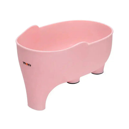 Elephant Sink Strainer Basket with Handle – Drain Protector Catcher for Kitchen Sink Food Scraps Vegetables Pasta – Utensil Holder Organizer