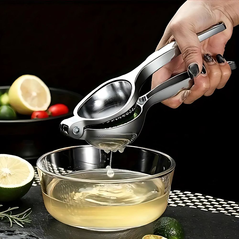 Handheld Citrus Press for Lemons Limes & Oranges – Stainless Steel Squeezer Tool Kitchen Juicer 8.7 Inch Ergonomic Grip Drink & Cooking