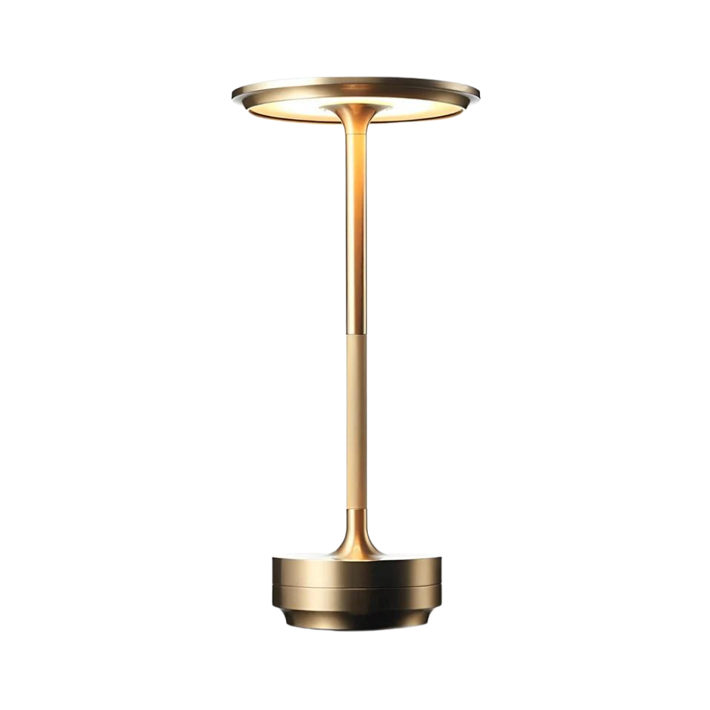 Rechargeable LED Touch Lamp Aluminum Portable Dimmable Night Light for Bedroom Desk Dining Room & Patio | Cordless Accent Lighting