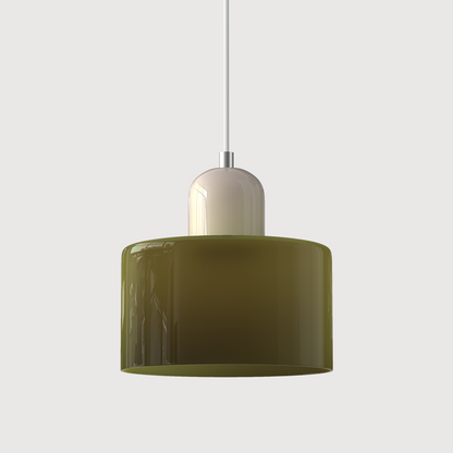 Linear LED Pendant Light White Glass Modern Hanging Fixture for Dining Room Kitchen Island Contemporary Halo Design Adjustable Cable