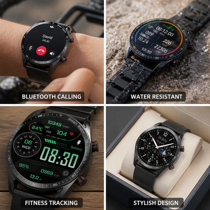 Water-Resistant Multi-Sport Smartwatch (Call Answering)