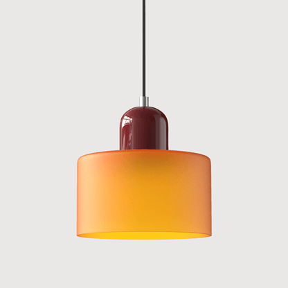 Handwoven Glass Pendant Light Bauhaus Style Indoor Hanging Lamp Adjustable Cable for Dining Room Kitchen Home Office