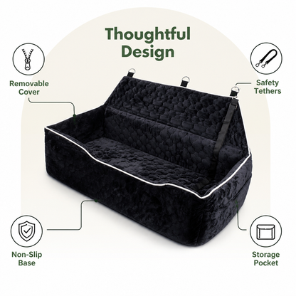 Ortekor Large Washable & Tethered Dog Car Seat