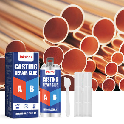 Heavy-Duty Metal Repair Epoxy Putty High-Temperature Resistant Two-Part Steel Adhesive for Automotive Industrial Cast Iron Aluminum DIY Proj