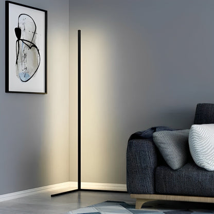 Modern RGB LED Floor Lamp with Remote | Adjustable Warm White & Color Changing Standing Light for Living Room Corner & Home Ambiance | 24W
