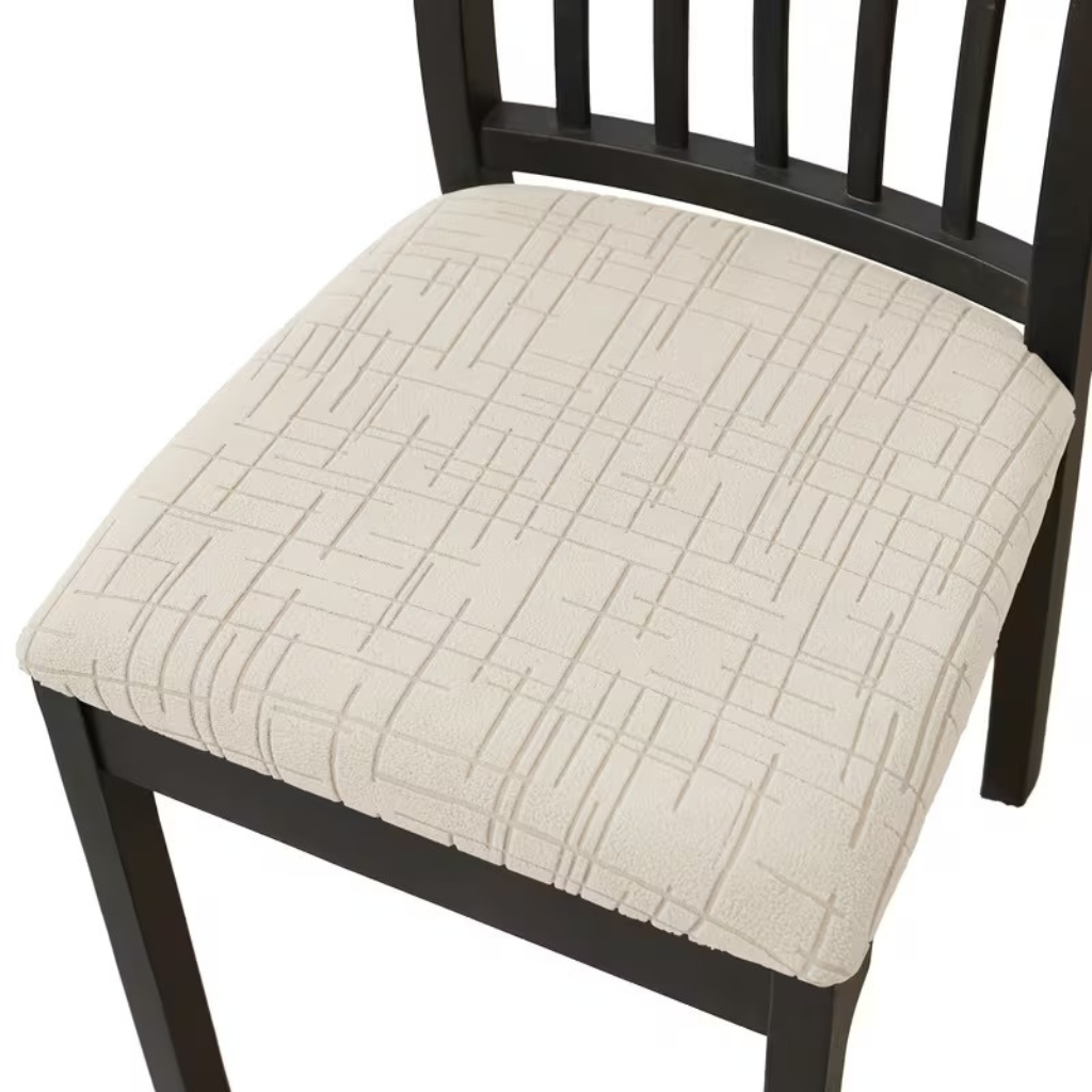 Stretch Dining Chair Slipcover Set – Removable Washable Seat Protectors for Kitchen & Dining Room Chairs, Spandex Furniture Covers for