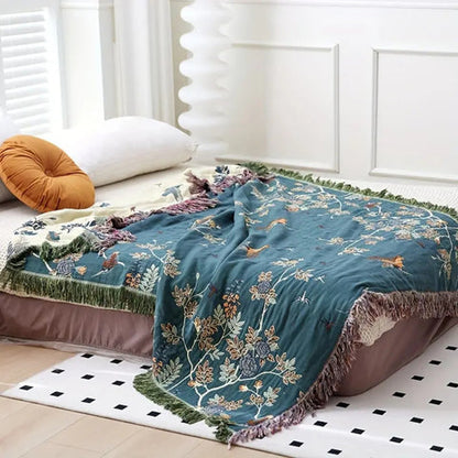 Orion Multi-Layer Blanket - 100% Cotton, Textured Jacquard