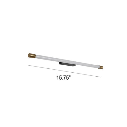 LED Vanity Light Fixture Aluminum 59 in Black Gold Over Mirror Bathroom Bedroom Hallway Linear Bar Sconce Hardwired 120V-240V