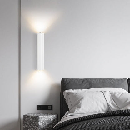 Sleek Aluminum LED Sconce 12-Inch Square Modern Fixture for Bedroom Living Room Study Hallway Task Reading Ambient Indoor Lighting
