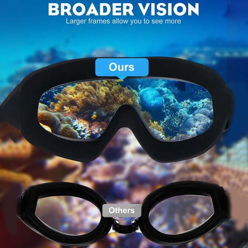 AquaVision | Swim Goggles with Anti-Fog Technology | Comfortable Fit for Clear Underwater Vision