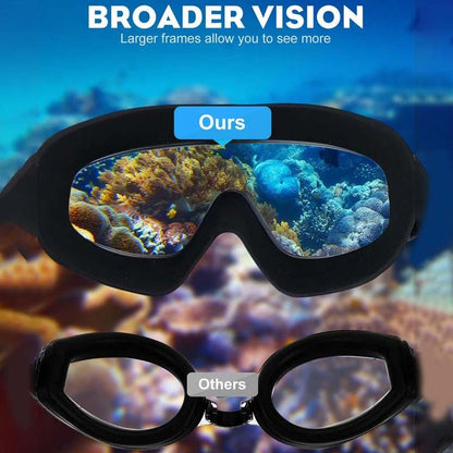AquaVision | Swim Goggles with Anti-Fog Technology | Comfortable Fit for Clear Underwater Vision