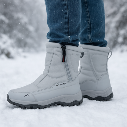 Insulated Waterproof Snow Boots for Men & Women – Winter Hiking Footwear with Anti-Slip Grip & Thermal Lining
