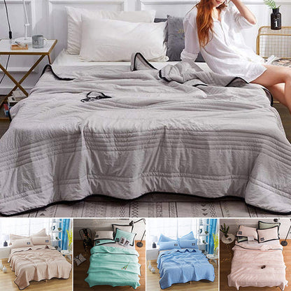 Lightweight Cooling Blanket | Breathable Silk Fabric for Comfortable Sleep