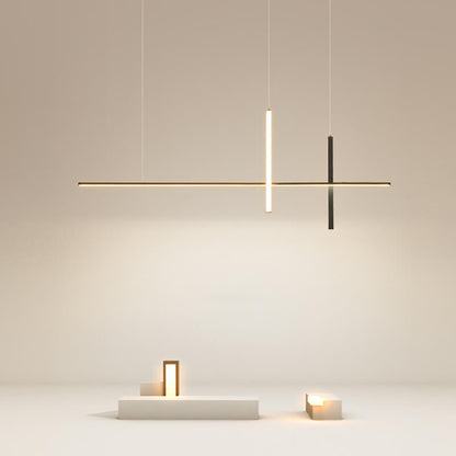 Modern LED Pendant Light with Adjustable Height for Dining Room, Restaurant & Bar | Acrylic Aluminum Fixture with Warm White Illumination