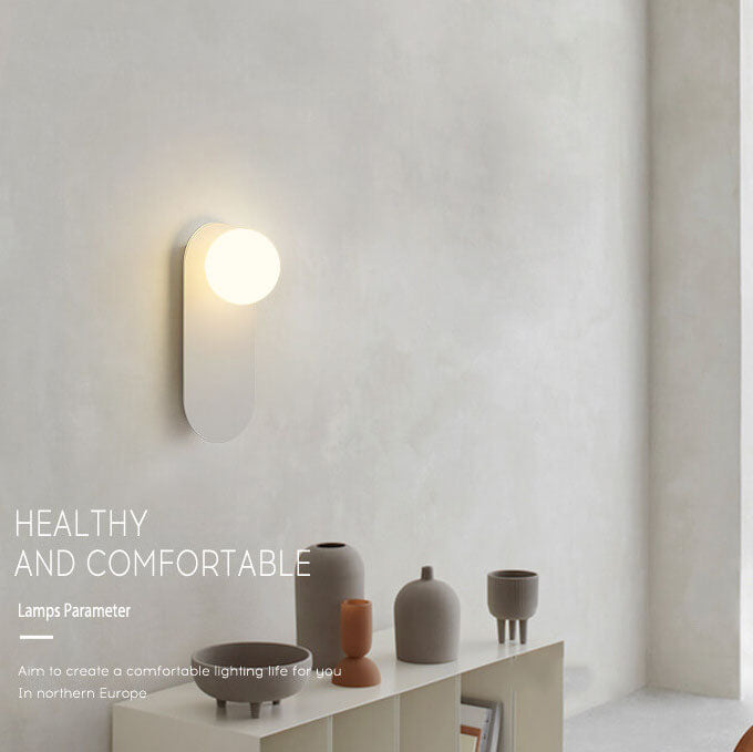 G9 Hardwired Wall Sconce Metal Glass 12 Inch Vertical Fixture Bedroom Hallway Indoor Lighting White Black for Modern Interiors