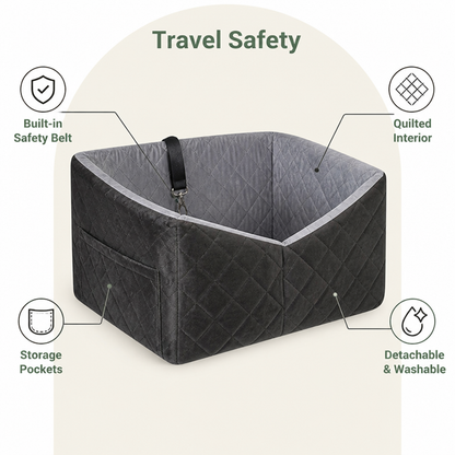 Ortekor Detachable & Washable Safety Belt Car Booster Seat