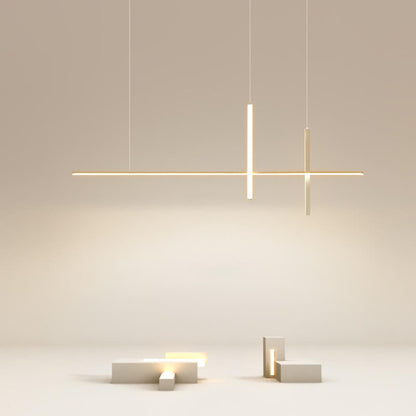 Modern LED Pendant Light with Adjustable Height for Dining Room, Restaurant & Bar | Acrylic Aluminum Fixture with Warm White Illumination