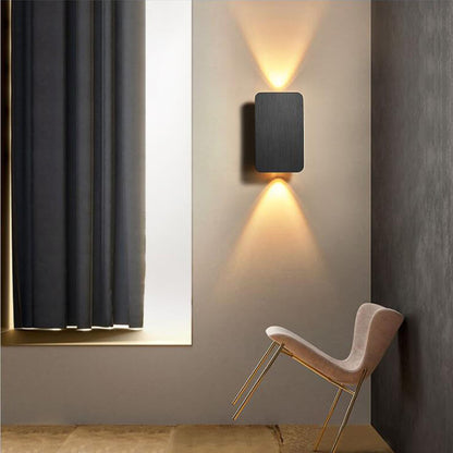 6W LED Metal Sconce for Entryways & Cozy Spaces – Hardwired Modern Fixture in Black, Gold, Coffee & Gray