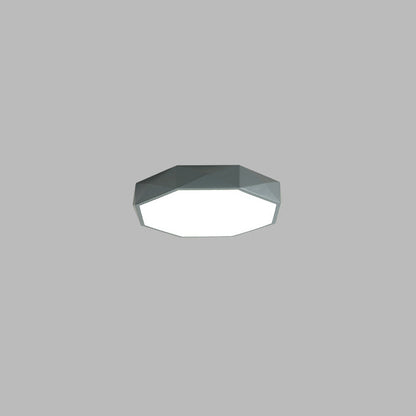 Abstract Scandinavian LED Ceiling Light Flush Mount Minimalist Round Indoor Fixture for Bedroom Living Room Hallway Modern Nordic Style