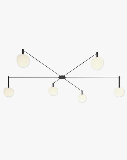 Globe Pendant Light Adjustable Height Frosted White Glass Orb for Kitchen Dining Living Space Modern Hanging Fixture 10 Inch