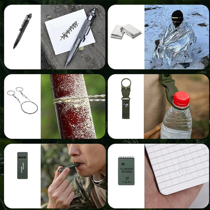 Outdoor Survival Gear Advent Calendar for Men – 24 Days of Adventure Tools for Camping Hiking Wilderness Exploration