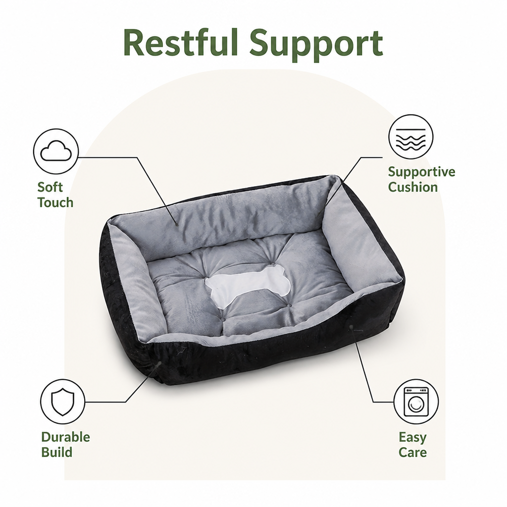 Ortekor All-Season High-Resilience Dog & Cat Bed