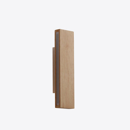 LED Sconce Light 12 Inch Wooden Acrylic Fixture Hallway Bedroom Living Room Hardwired Modern Minimal Décor Ambient Glow 12W 1200 Lumen Inter