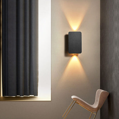 6W LED Metal Sconce for Entryways & Cozy Spaces – Hardwired Modern Fixture in Black, Gold, Coffee & Gray