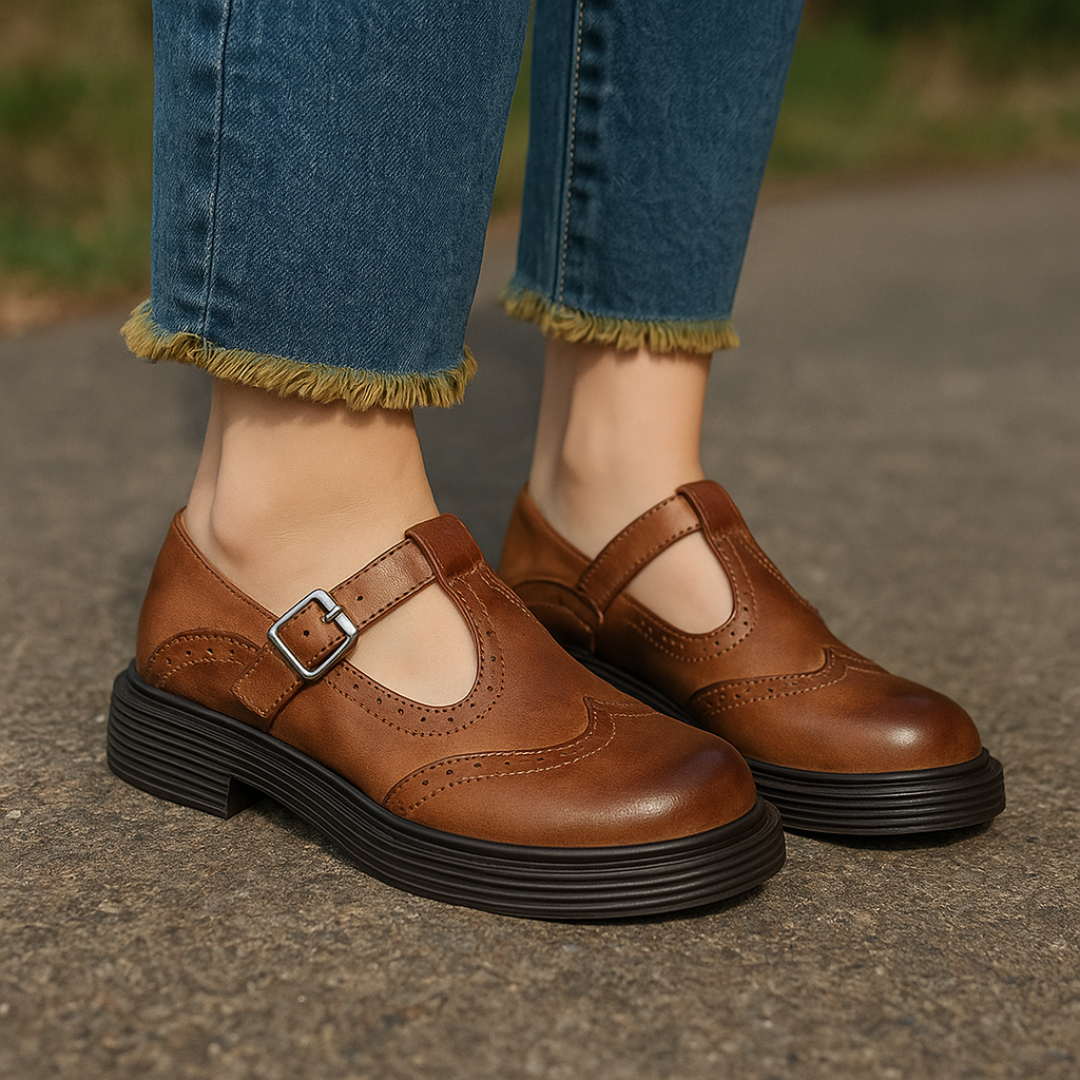 Women's Vegan Leather Flats – Breathable Slip-On Shoes for Summer & Spring, Lightweight Comfort Walking Shoes