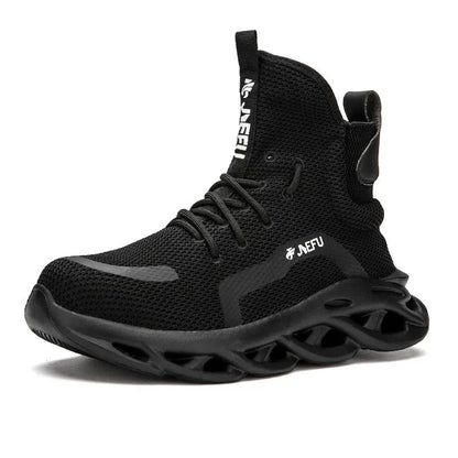 Steel Toe Safety Work Shoes for Men – Kevlar Midsole Protection, Lightweight Comfort for Construction, Warehouse & Industrial Jobs